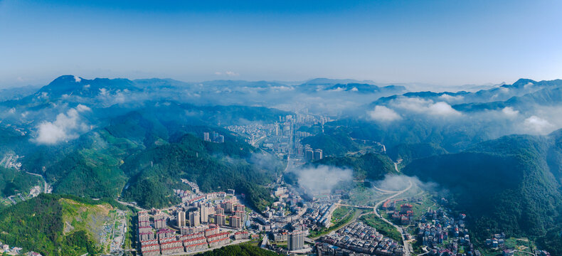 大田县航拍全景