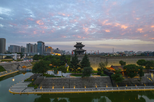 西安东北角楼夜景