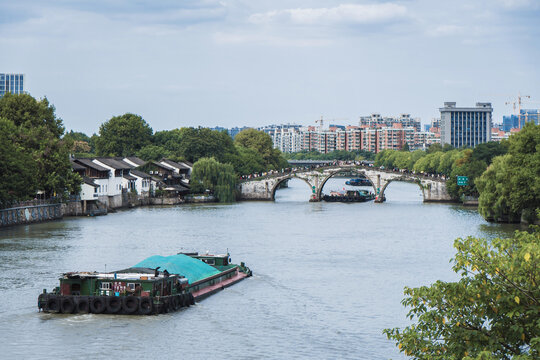 京杭大运河与拱宸桥