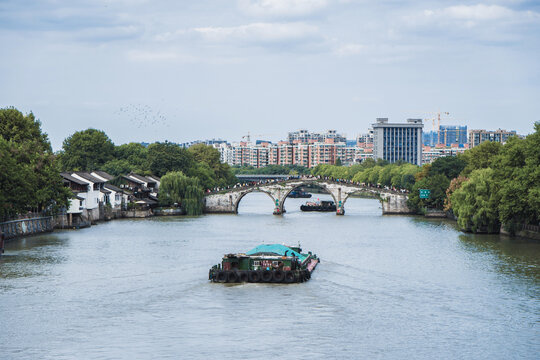 京杭大运河与拱宸桥