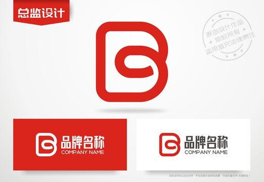 字母B设计logo