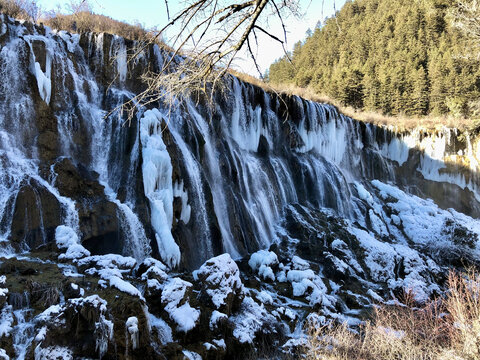 九寨沟冰川