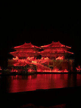 开封清明上河园夜景