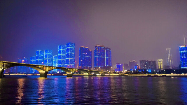 橘子洲夜景