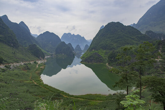 水库湖泊风景