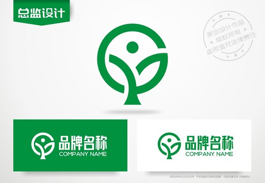 教育logo成长标志