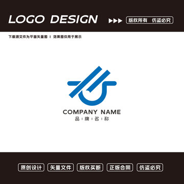 大气简约字母logo