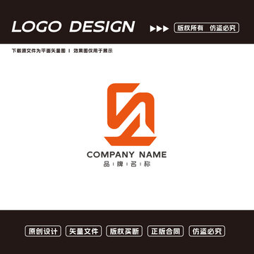 SL字母logo标志