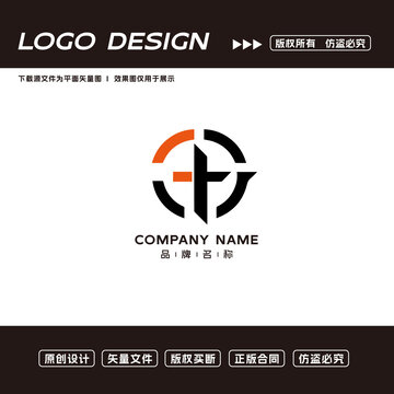 T字母logo科技