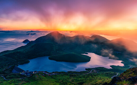 暮色嵛山岛