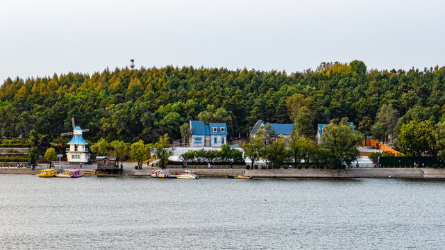 初秋的长春净月潭公园风景