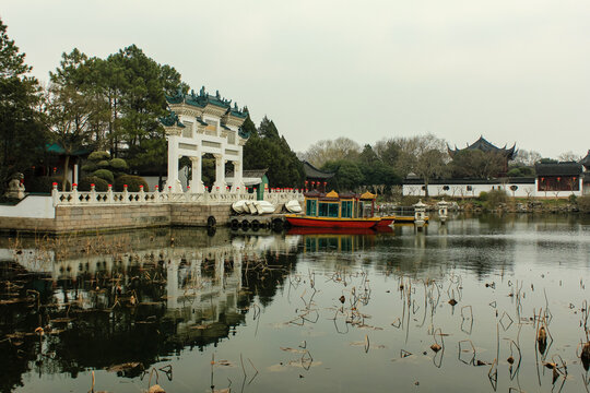 上海青浦大观园景区风光