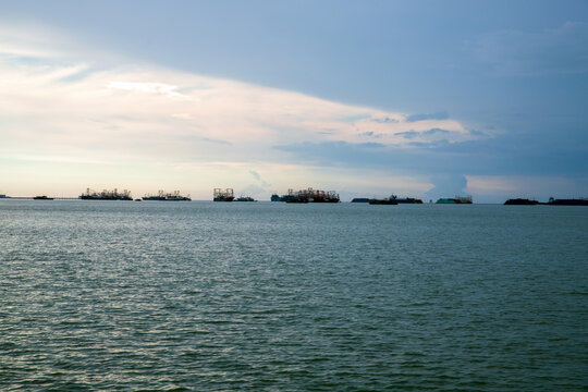 北海外沙岛大海风光