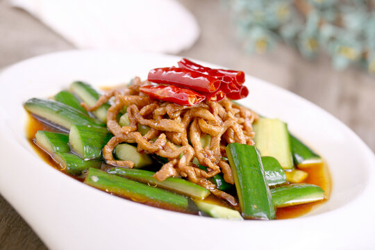 肉丝黄瓜