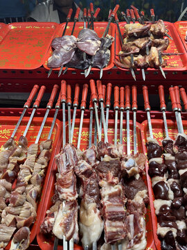 新疆烤羊肉串