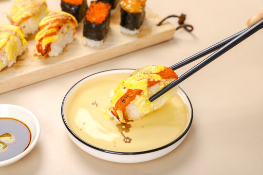 日本寿司刺身