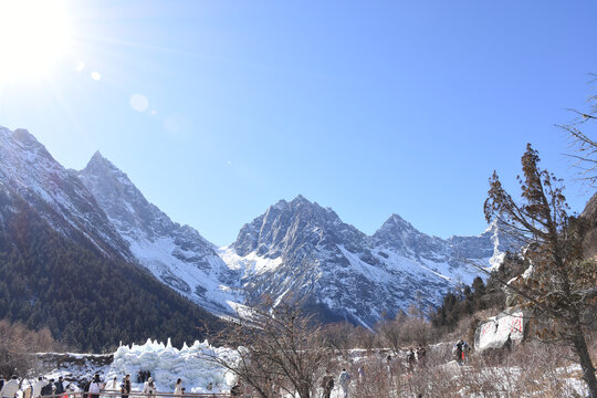 毕棚沟雪景