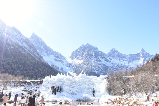 毕棚沟雪景