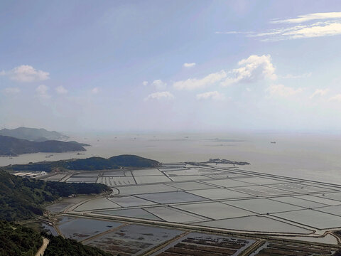 衢山岛观音山盐田