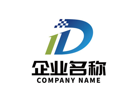 字母D的LOGO设计