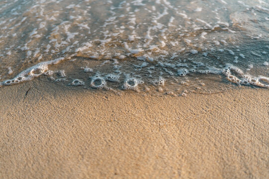 海滩特写