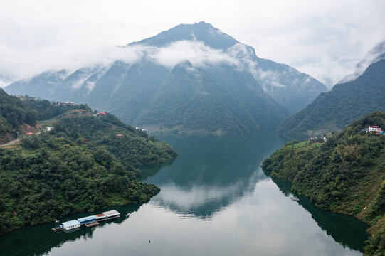 清江画廊云雾山水风光