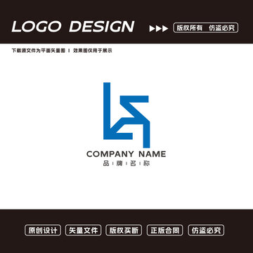 L字母logo标志