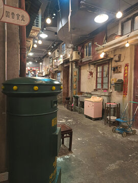 老上海街景邮筒