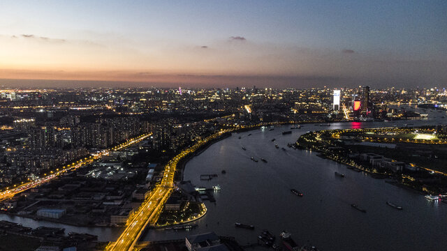 黄浦江夜景