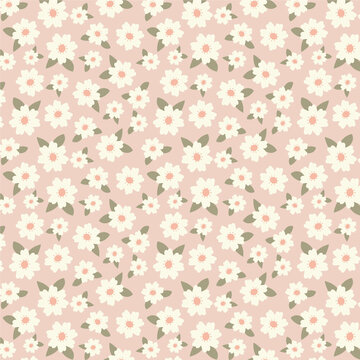 粉色花卉满铺背景