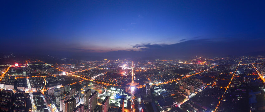 招远市城市夜景