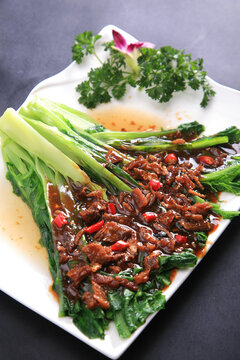 豆豉鯪鱼油麦菜