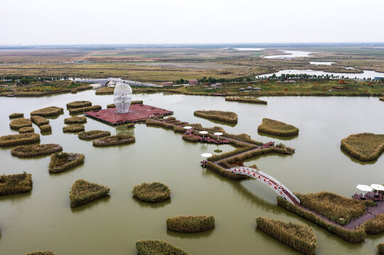 寿光巨淀湖湿地风景