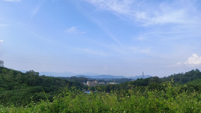 广东茂名电白区乡镇一隅