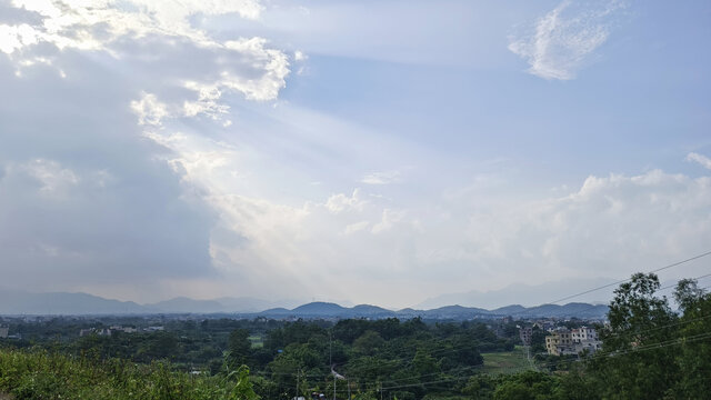 广东茂名电白区乡镇一隅