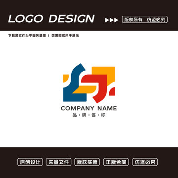 卡通儿童logo标志