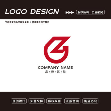 Z字母logo金融商标