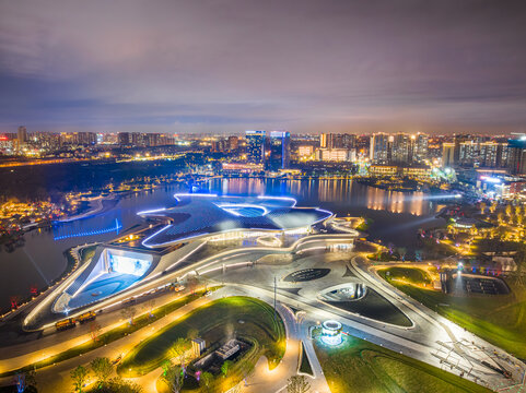 成都科幻馆夜景