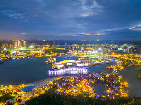 成都科幻馆夜景