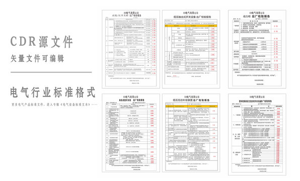 成套设备六大检验报告