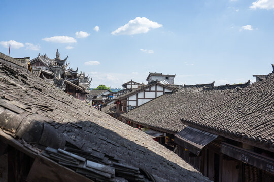 重庆铜梁安居古镇建筑