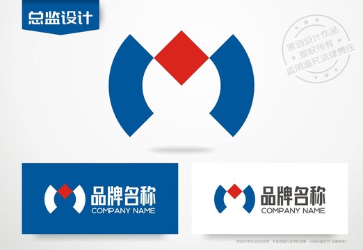 M字母logo