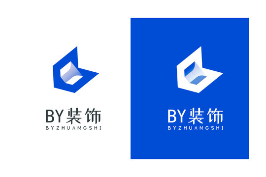 BY字母logo