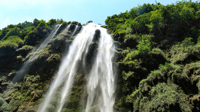 贵州兴义马岭河瀑布峡谷风光