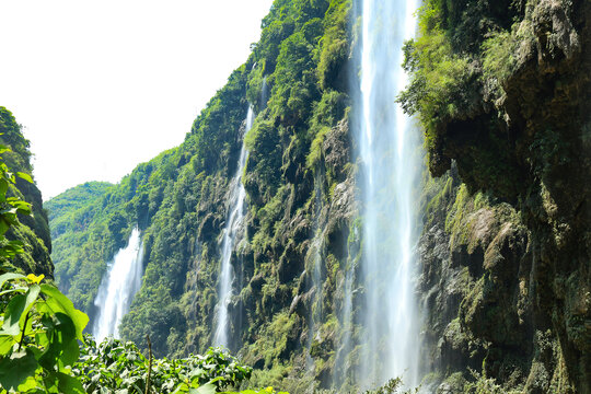 贵州兴义马岭河瀑布峡谷风光