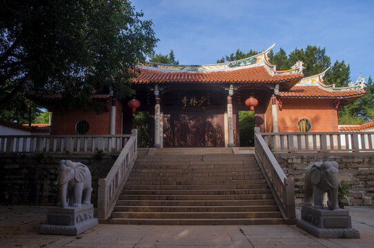 泉州少林寺寺门景观