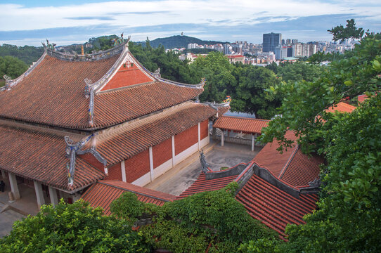 泉州少林禅寺航拍风景