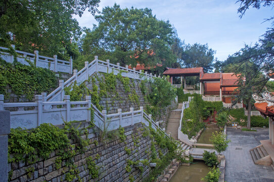 泉州少林禅寺庭园建筑