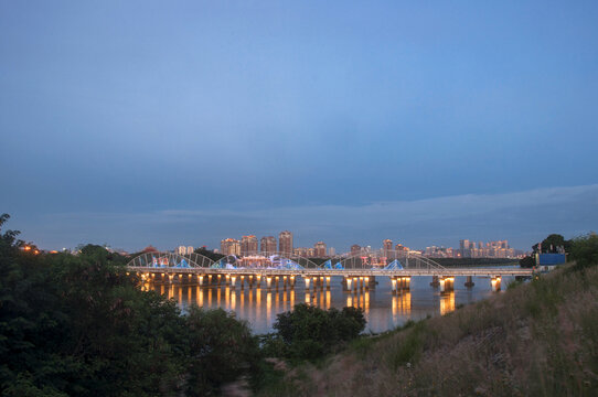 泉州笋江大桥夜景