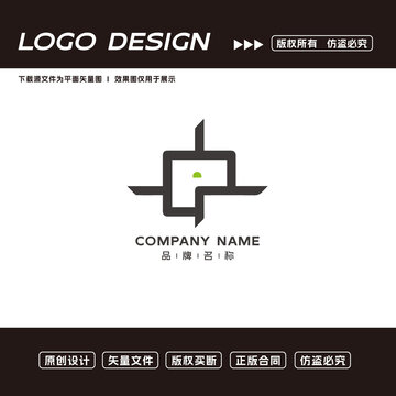 文化传媒logo标志